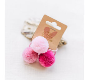 Your Little Miss Elastici per capelli ragazza con pompon - Candy
