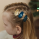 Your Little Miss Baby-Klick-Klack-Haarspangen mit Stoff - Night sparkle