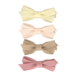 Your Little Miss Baby hair clips with ribbon bow - Soft tones Your Little Miss Baby hair clips with ribbon bow - Soft tones