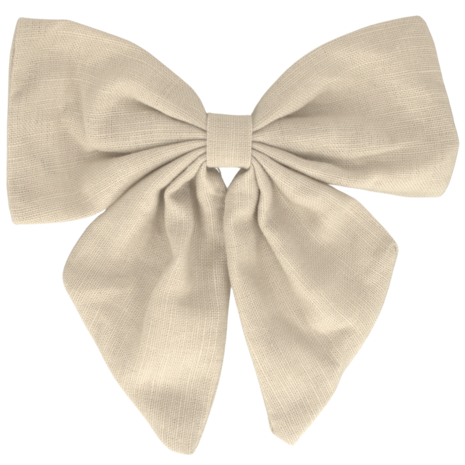 Your Little Miss Haarclip mit großer Schleife - Sand linen