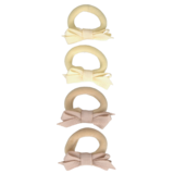 Your Little Miss Baby hair ties with little bow - Dunes