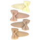 Your Little Miss Baby snap clips with bow - Dunes