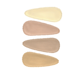 Your Little Miss Baby-Klick-Klack-Haarspangen mit Stoff - Dunes Your Little Miss Baby-Klick-Klack-Haarspangen mit Stoff - Dunes