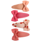Your Little Miss Baby snap clips with bow - cherrylicious