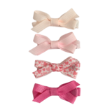 Your Little Miss Baby-Haarclips mit Schleife - pink hearts