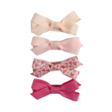 Your Little Miss Haarclips mit Schleife - pink hearts