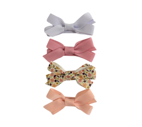 Your Little Miss Baby haarspeldjes met strikje - summer bloom