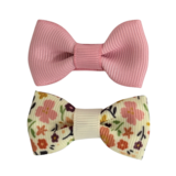 Your Little Miss Baby-Haarclips mit Schleife - summer bloom