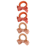 Your Little Miss Baby hair ties with little bow - dunes