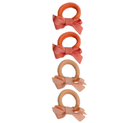 Your Little Miss Baby hair ties with little bow - dunes Your Little Miss Baby hair ties with little bow - dunes