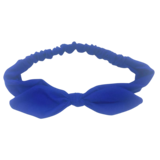 Your Little Miss Baby headband with knot and bow - navy