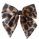 Your Little Miss Haarclip mit großer Schleife - leopard love