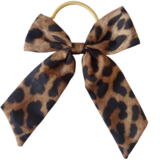 Your Little Miss Hair tie with big bow - leopard love Your Little Miss Hair tie with big bow - leopard love