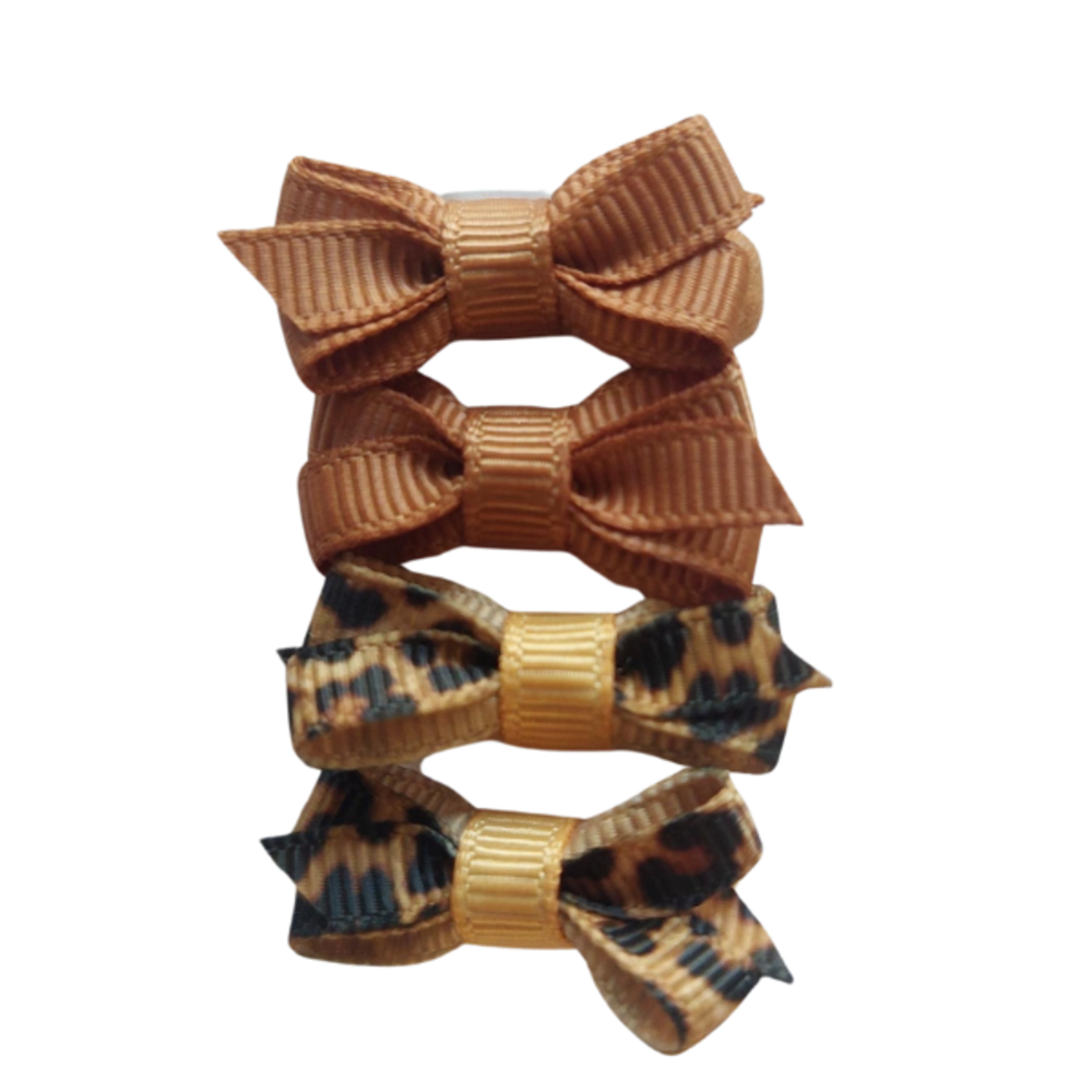 Your Little Miss Baby-Haargummis mit Schleife - leopard love Your Little Miss Baby-Haargummis mit Schleife - leopard love