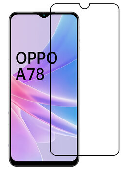 Oppo A78 Screenprotector Screen Protector Beschermglas Screen Protector Beschermglas Tempered Glassered Glass -