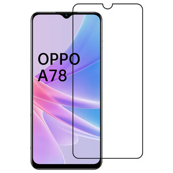 Oppo A78 Screenprotector Screen Protector Beschermglas Screen Protector Beschermglas Tempered Glassered Glass -