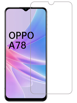 Oppo A78 Screen Protector Beschermglas Tempered Glass -