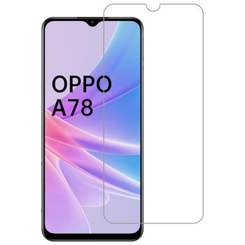 Oppo A78 Screen Protector Beschermglas Tempered Glass -