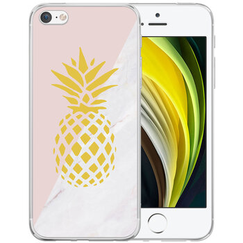 Apple iPhone 8 Hoesje Siliconen Hoes Case Cover - Ananas