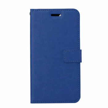 Apple iPhone 11 Pro Max Hoesje Book Case Kunstleer Cover Hoes - Donkerblauw
