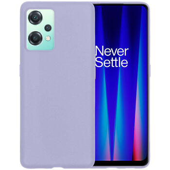 OnePlus Nord CE 2 Lite Hoesje Siliconen Hoes Case Cover - Lila