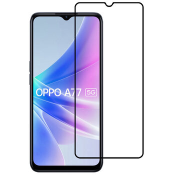 Betaalbare Hoesjes Oppo A77 Screenprotector Screen Protector Beschermglas Screen Protector Beschermglas Tempered Glassered Glass Full Cover 3D -
