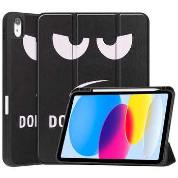 Apple iPad 10 10.9 (2022) Hoesje Book Case - Don't Touch Me