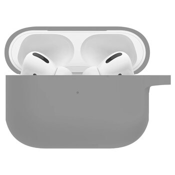 Hoes Geschikt voor AirPods Pro 2 Hoesje Siliconen Case - Hoesje Geschikt voor AirPods Pro 2 Case - Grijs