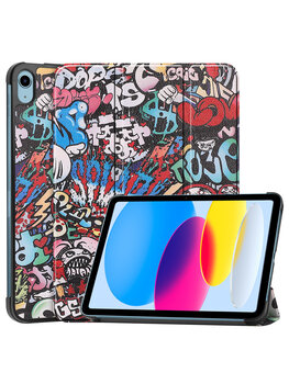 Apple iPad 10 10.9 (2022) Hoesje Book Case - Graffity