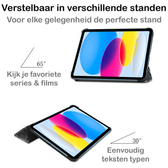 Apple iPad 10 10.9 (2022) Hoesje Book Case - Eiffeltoren