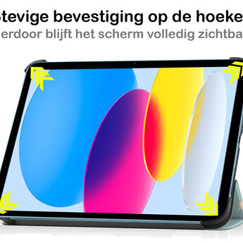 Apple iPad 10 10.9 (2022) Hoesje Book Case - Eenhoorn