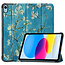 Apple iPad 10 10.9 (2022) Hoesje Book Case - Bloesem