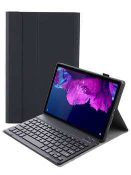 Lenovo Tab P11 Plus Hoesje Toetsenbord Hoes Luxe Keyboard Case Cover - Zwart