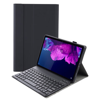 Lenovo Tab P11 Hoesje Toetsenbord Hoes Luxe Keyboard Case Cover - Zwart