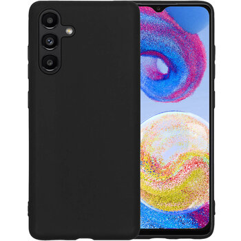 Samsung Galaxy A04s Hoesje Siliconen Hoes Case Cover - Zwart