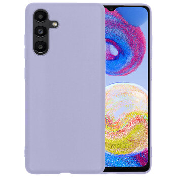 Samsung Galaxy A04s Hoesje Siliconen Hoes Case Cover - Lila