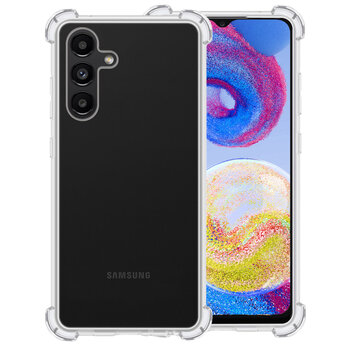 Samsung Galaxy A04s Hoesje Siliconen Shock Proof Hoes Case Cover - Transparant