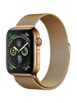 Geschikt Voor Apple Watch 8 Bandje Goud Horloge Bandje Milanees Met Magneetsluiting (41 mm)