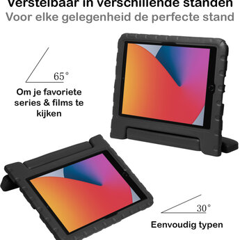 Apple iPad 9 10.2 (2021) Hoesje Back Cover - Zwart