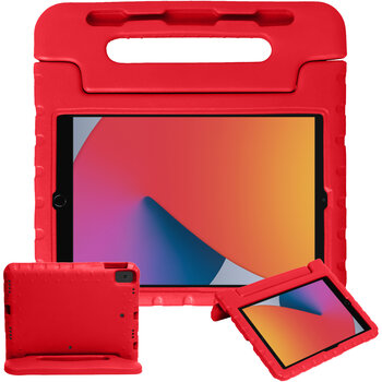 Apple iPad 9 10.2 (2021) Hoesje Back Cover - Rood