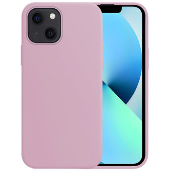 Apple iPhone 14 Plus Hoesje Siliconen Hoes Case Cover - Lila