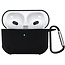 Airpods 3 Hoesje Case Shock Hoes Geschikt voor Apple AirPods 3 Case Hoesje Met Clip - Zwart