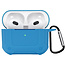 Airpods 3 Hoesje Case Shock Hoes Geschikt voor Apple AirPods 3 Case Hoesje Met Clip - Licht Blauw