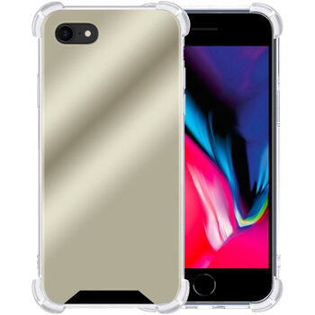 Apple iPhone SE (2022) Hoesje Siliconen Shock Proof Hoes Case Cover - Goud