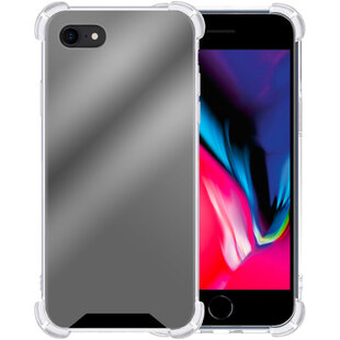 Apple iPhone SE (2022) Hoesje Siliconen Shock Proof Hoes Case Cover - Zwart