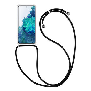Samsung Galaxy S20 FE Hoesje Met Koord Hoes Siliconen Case - Transparant