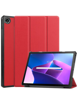 Lenovo Tab M10 Plus 3rd Gen Hoesje Book Case - Rood