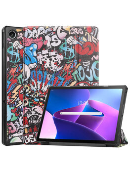 Lenovo Tab M10 Plus 3rd Gen Hoesje Book Case - Graffity