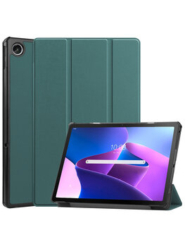 Lenovo Tab M10 Plus 3rd Gen Hoesje Book Case - Donkergroen