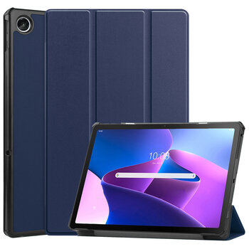 Betaalbare Hoesjes Lenovo Tab M10 Plus 3rd Gen Hoesje Book Case - Donkerblauw